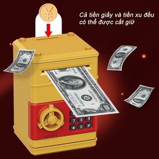 Hộp an toàn điện tử Mini ABS Khóa mật khẩu Tiền xu Lưu trữ trang sức Phòng đồ chơi trẻ em