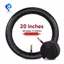 Ống bên trong xe đạp 20X2.125 / 2.4 kèm ống dự phòng cao su van 48mm - Phù hợp cho lốp xe đạp bãi biển và tuyết