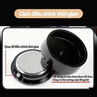 Xe Máy Đồng Hồ Tay Cầm Kim Loại Chống Thấm Nước Hợp Kim Gương Gắn Phù Hợp Với Vinfast Feliz Evo Yadea