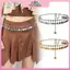 MYPANDA Dây lưng sáng tạo bohemian retro với mặt đồng xu, phù hợp cho đầm và áo sơ mi