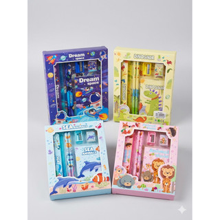 Bộ Dụng Cụ Học Sinh 6 Món No.2018 – Nhỏ Gọn, Tiện Lợi, Siêu Dễ Thương