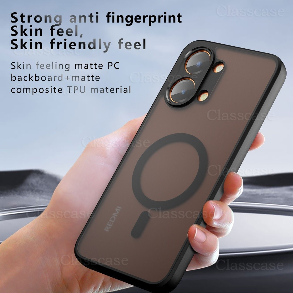Ốp Lưng Cho Xiaomi POCO X8 Pro X8Pro Max X8ProMax POCOX8Pro Max Chống Trầy Xước Trong Suốt Mờ Với Vỏ Điện Thoại Từ Tính Bảo Vệ Chống Sốc Chống Vân Tay Bìa Cứng