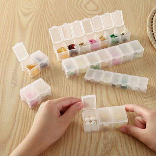 💦Du Lịch Đơn Giản Di Động Hộp Đựng Thuốc Kết Nối Có Thể Tháo Rời 7 Ngăn Hộp Đựng Thuốc 7MXL