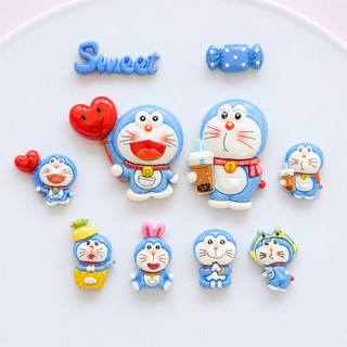 Set Charm Doraemon Cute Đa Biểu Cảm – Trà Sữa & Love Resin Cao Cấp Gắn Dép Crocs, Decor Siêu Xinh 2026