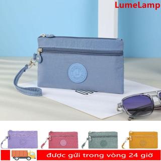 Ví đựng tiền xu LUMELAMP, Ví nữ cầm tay chống mài mòn, Hộp đựng thẻ tín dụng chống nước bền bằng Nylon dành cho nữ