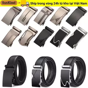 Khóa thay thế đai SUNKISSD, Khóa thắt lưng sắt DIY, Phụ kiện kinh doanh Đầu thắt lưng nam có thể điều chỉnh