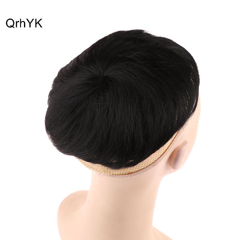 Nhà Máy Thời Trang Nam Thời Trang Sợi Tổng Hợp Tóc Giả Ngắn Bán Hàng Trên Đầu Tóc Blo Để Che Tóc Trắng Địa Trung Hải Hói Tóc QrhYK