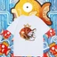 GN Slay the Spire 2 Magikarp Pokemon 220g cotton dày áo thun mùa hè Anime tay ngắn hàng đầu NG