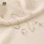 1 Bộ Thời Trang Tinh Tế Đơn Giản Đa Năng Bướm Nelace Vòng Tay Bông Tai Nhẫn Dành Cho Nữ Bé Gái Tiệc Cưới Bộ Trang Sức Quà Tặng EMKK