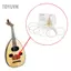 toyuvn Bộ dây Oud (G-D-A-E-B-F) Dây 12 dây hợp kim đồng mạ bạc nylon trong suốt