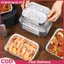 XUAN 10 Cái Hình Chữ Nhật Giấy Nhôm Khay Nhôm Lá Chảo Chiên Không Khí Lót Chảo Nướng Chống Dính Bát BBQ Cấp Thực Phẩm Cho Nồi Chiên Không Khí Lò Nướng Nướng Nấu Ăn Dụng Cụ Nhà Bếp VN