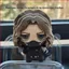 SY Captain America James Buchanan Barnes Winter Soldier Plushie Manga Sang Trọng Móc Khóa Anime Túi Charm