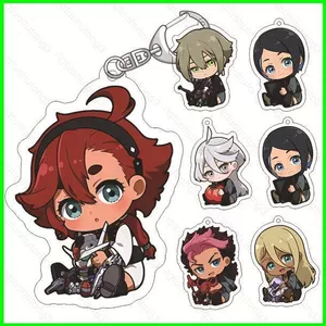HT3 Mobile Suit Gundam Anime Móc Khóa Acrylic Dễ Thương Túi Mặt Dây Chuyền Phù Thủy Từ Thủy Ngân Hoạt Hình Suletta Móc Chìa Khóa Quà Tặng T
