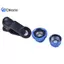 Camera chung ống kính điện thoại 3In1 cho điện thoại thông minh Ống kính mắt cá góc rộng và kẹp Bộ camera Macro cho điện thoại di động đa năng Đẹp