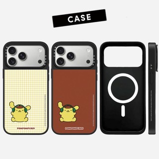 Ốp điện thoại cứng gương hình chó màu vàng lưới từ tính cho iPhone 17 Pro Max 17 Air 16 Plus 15 14 13 12 11 Vỏ chống sốc