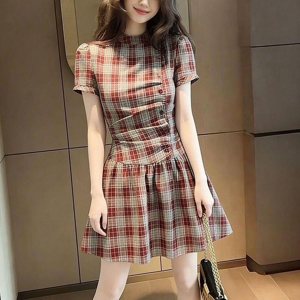 [Giảm giá 50%] Váy hâm mộ nữ thần nổi tiếng sang trọng kiểu Pháp Cao cấp tinh tế Đơn giản tinh tế Tinh tế Decent Thời trang Tất cả @ -