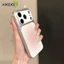 Ốp điện thoại màu đỏ dần dần dễ thương cho Redmi 15 15C 14C 14R 13 13C 13R 12 12C 12R 11A 10 Prime Power 10A 10C 5G 4G Ốp lưng bằng da PU sang trọng Vỏ mềm chống rơi