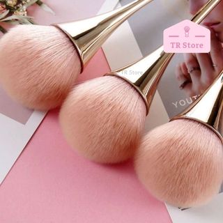 Cọ Phủ Phấn Lớn Chuyên Nghiệp Lông Siêu Mềm Cán Vàng Maange 1412