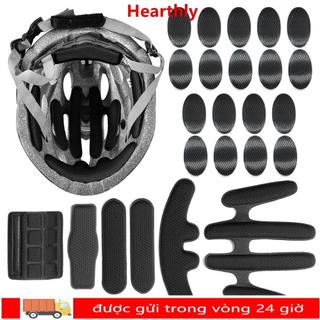 HEARTHLY 24 Cái / bộ Mũ Bảo Hiểm Bên Trong Bộ Đệm Xe Máy Xe Đạp Xốp Đa Năng Thay Thế