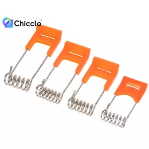 10 Kẹp Kim Loại Lò Xo Thép Cho Đèn Led Downlight Bảng Đèn Trần Lò Xo Vòng Tròn Với Tay Cao Su Chiếu Sáng Đẹp