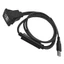 PPY Chống Nước USB Nam Sang Nữ Sạc Xe Hơi Cáp Vuông Kẹp Thiết Kế 2 Thiết Bị Sạc Đồng Thời