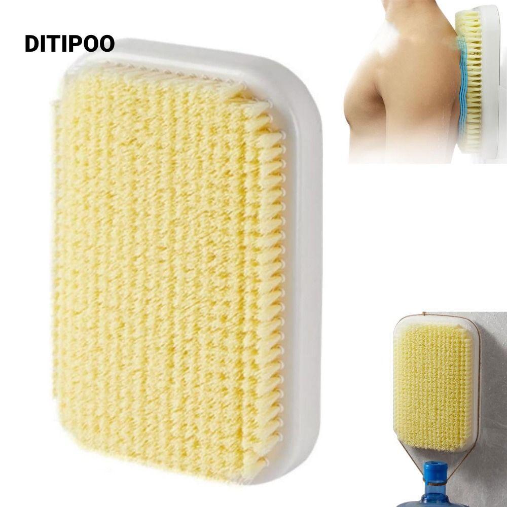 Bàn chải tắm DITIPOO, Sản phẩm phòng tắm Bàn chải tắm chà lưng lười, Massage lưng hữu ích Dụng cụ massage chống trượt Miếng bọt biển Máy chà lưng cho nam nữ