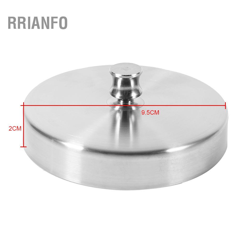 rrianfo Thép Không gỉ Chịu Lực Nhồi Hamburger Thịt Thịt Bò Khuôn Ép Bánh Patty Máy Làm Dụng Cụ Nhà Bếp