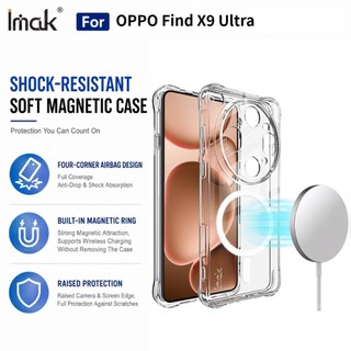 Ốp Lưng Từ Tính OPPO Find X9 Ultra X9s Pro 5G Chống Sốc Túi Khí Mềm TPU