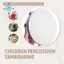 Tambourine Jingles Bộ gõ Quà tặng Nhạc cụ giáo dục dành cho người lớn