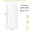 CATMALLER88 Phông Nền Đám Cưới, Thanh Bỏ Túi Drapes Phong Cách Sheer Voan Phông Nền, Không Nhăn Ảnh Trắng Thả Lưng Tiệc Cưới