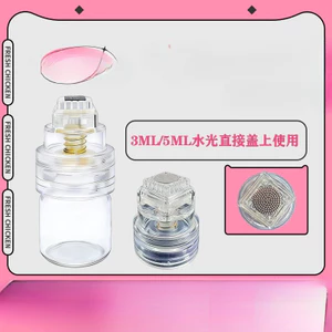 Yuezhi Silicon Pha Lê Đầu Không Đau Nano Microcrystalline Nước Ánh Sáng Nhập Khẩu Tinh Chất Lỏng Nguyên Bản Silicon Pha Lê Nhập Khẩu Đầu Hộ Gia Đình Microneedle