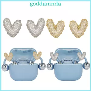 GODD Hợp Kim Thời Trang Hình Trái Tim Kẹp Tai Trang Trí Hoàn Hảo Phù Hợp Cho Freeclip 1 2 Kẹp Trên Charm Dainty Và Dazzling Thiết Kế