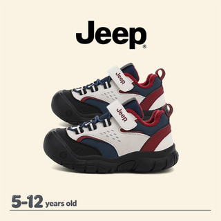 JEEP Ermian Giày Đi Bộ Đường Dài Mùa Đông Lông Cừu Lót Bé Trai Bé Gái Chống Trơn Trượt Chống Mài Mòn Giày Thể Thao Nhẹ
