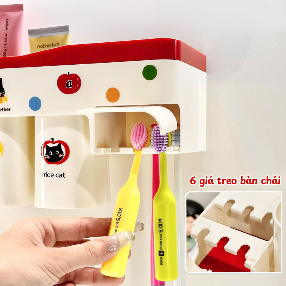Giá Để Bàn Chải Đánh Răng HomeMate Pop-Up – Bộ Cốc Từ Tính Hút Nam Châm Gắn Tường, Kệ Đựng Đồ Nhà Tắm Đa Năng