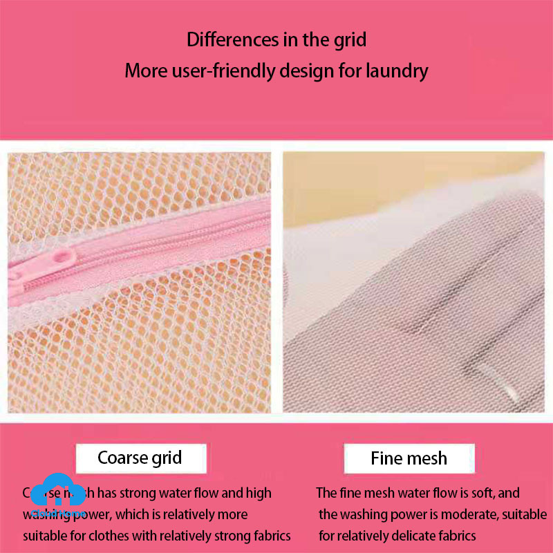 Bộ túi giặt bằng polyester lưới mịn dày dặn, túi đựng đồ lót và áo ngực.