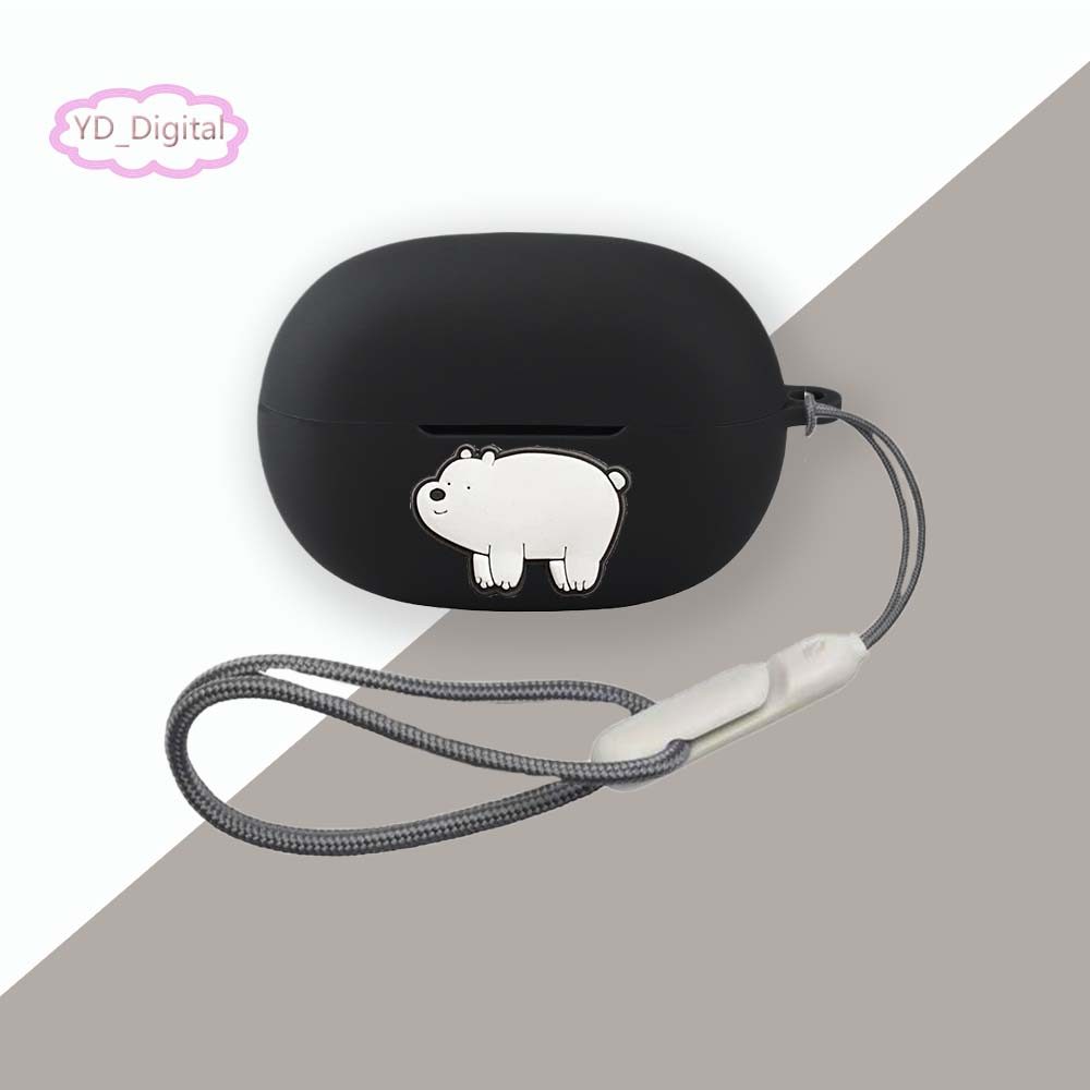 Dành Cho Edifier Comfo Bass Vỏ Bảo Vệ Tai Nghe Có Vòng Chống Bụi, Ốp Silicone Mềm, Thiết Kế Dễ Thương