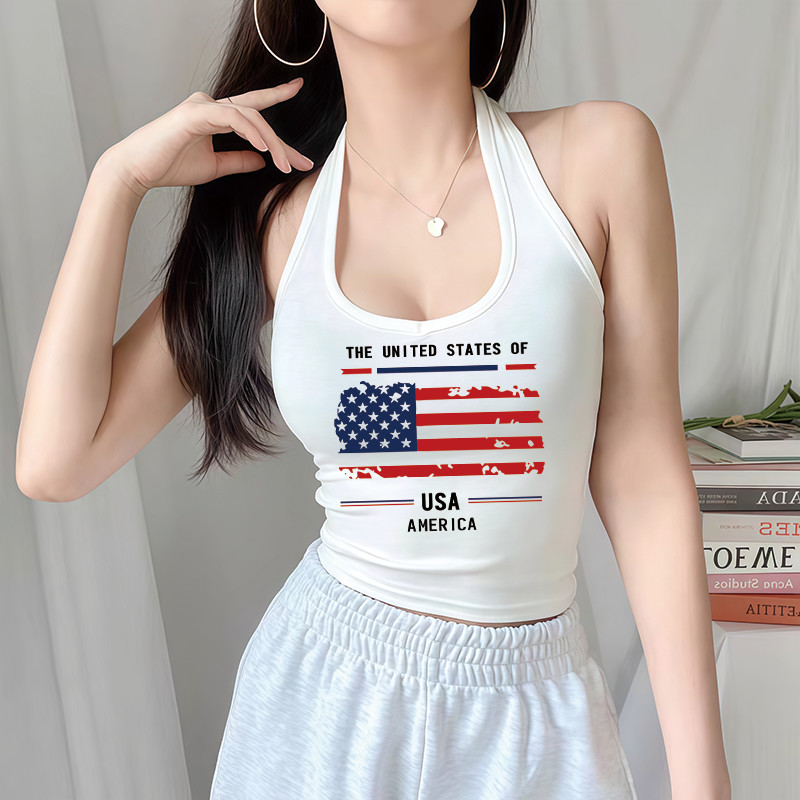 Áo Yếm Croptop Choàng Cổ Hở Lưng Ôm Body Nữ | Áo Thun | Cotton Thun Mềm Co Giãn | Tôn Dáng Gợi Cảm Sexy Siêu Hot Mới#11