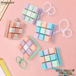 [Vận chuyển nhanh] Móc khóa trò chơi bàn phím CORESSPACE, Đồ chơi chìa khóa bàn phím giải nén Fidget giảm căng thẳng 9 nút, Mặt dây chuyền túi sáng tạo ngón tay chống căng thẳng dành cho người lớn