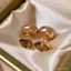 Mới bông tai ngọc trai vàng zircon retro nhẹ nhàng, sang trọng, phù hợp với GI4B