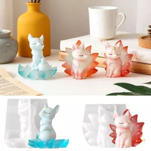 Stay Silicone Khuôn Dành Cho Đồ Thủ Công Hình Cáo - Phù Hợp Với Dự Án Nhựa