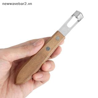 [Mới] 1 Máy gọt vỏ chanh bằng thép không gỉ Dụng cụ gọt vỏ trái cây chống ăn mòn Thân thiện với môi trường Tay cầm bằng gỗ chống rỉ Dụng cụ nhà bếp Paring.