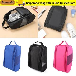 Túi đựng giày ESSENCEH, có dây kéo Túi đựng giày cầm tay, Túi đựng giày chơi gôn nhẹ bằng vải đa chức năng