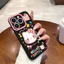 Ốp Lưng iPhone Hello KITTY Mềm Liquid Silicone Cho iPhone 11 12 13 14 15 16 17Pro Max IP 7 8 Plus X XS XR