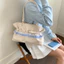GC2 Túi đeo vai xếp ly màu trơn dành cho nữ thắt lưng hợp thời trang túi xách đa năng thông thường CG2