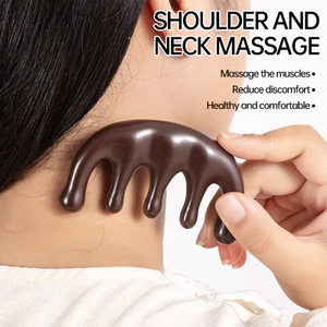 【Roshy】🍧Lược gỗ đàn hương massage da đầu thông kinh mạch chống tĩnh điện dành cho cả nam và nữ