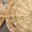 10 CÁI Giá đỡ đĩa giấy tre 9,8 Inch, Giá đỡ đĩa dệt tay cho các bữa tiệc, Dã ngoại và Thịt nướng, Có thể tái sử dụng