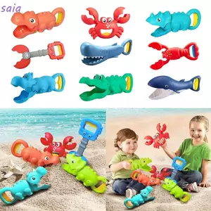 SAIA Đồ chơi cát tuyết, Xẻng cát đào bãi biển bằng nhựa nhiều màu, Trò chơi làm bóng tuyết sáng tạo dành cho trẻ em Đồ chơi Kẹp cát Khuôn Unisex