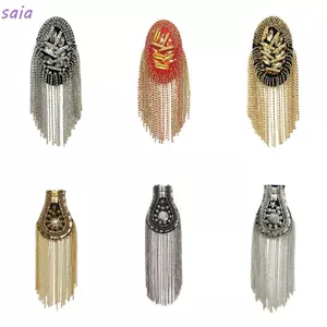Skirt Epulettes Viền Kim CươngDetachabe, Trang Trí Bằng Trâm Cài Dây Dài