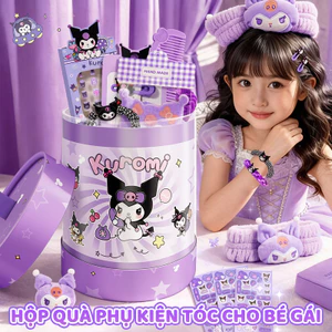 Set Quà Tặng Phụ Kiện Tóc Quà Sinh Nhật Dễ Thương Quốc Tế Thiếu Nhi 1/6 Cho Bé Gái Hộp Quà Kẹp Tóc Đầy Đủ​