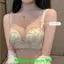 Quần Lót Hoa Nữ Tập Hợp Đóng Bên Ngực Áo Ngực Chống Chảy xệ Không Vòng Thép Áo Ngực Nhật Bản